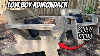 The BEST Adirondack Chair for BEGINNERS  woodworking how to
