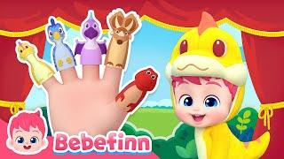 Dino Finger Family  EP120  Bebefinn Nursery Rhymes for Kids