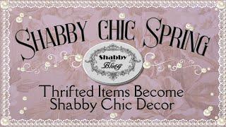 Shabby Chic Spring DIY Decor  Thrifted Items Become Chic French Country  French Provincial Decor