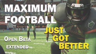 Maximum Football Open Beta Update A Big Step in the Right Direction