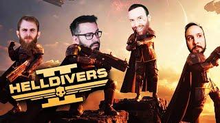 The DREAM TEAM Defending Democracy  Helldivers 2 w @SeaNanners @BruceGreene @hutch