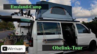 Emsland-Camp vor der Schranke_Obelink