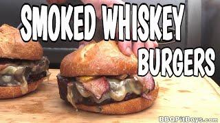 SMOKED WHISKEY CHEESE BURGERS by the BBQ Pit Boys