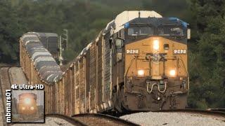 894k CSX Rollercoaster Trains and Ex-KaMin Switcher on Q582 Abbeville Sub GA 0626-07102021