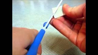 How to make a Libyan sweet decorating tool - mangshah -