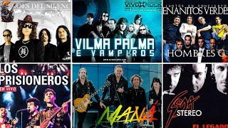 Mix Lo Mejor Del Rock En Espanol  Maná Hombres G Soda Stereo Bunbury Vilma Palma y más 