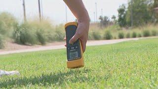 Testing the temperatures of surfaces in Phoenix  FOX 10 News