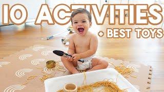 HOW TO ENTERTAIN  A 1 YEAR OLD  10 DIY Sensory Activities + Toys