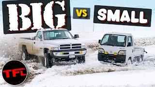 Kei Truck vs Cummins Does Size Matter In The Snow?