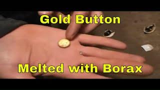 How To Melt Gold With Borax Fine Gold Dust To Dore Button At Home Or Mine MBMM