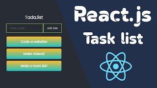 React Task List App Tutorial - Using hooks  Functional Components