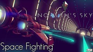 SPACE BATTLE - No Mans Sky Gameplay