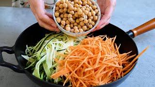 God how delicious Dinner in 10 minutes An easy chickpea and potato recipe