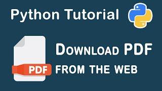 Create a Python program to download PDF files from the web