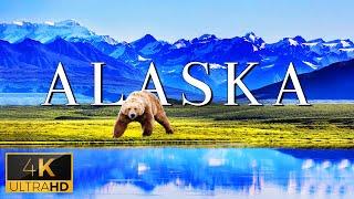 FLYING OVER ALASKA 4K UHD - Relaxing Music With Stunning Beautiful Nature 4K Video Ultra HD