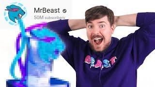 I Surprised MrBeast With Custom 50 Million Playbutton