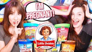 We Eat & Rank Little Debbies Ice Cream with a Surprise Pregnancy Reveal @AustinAndJess