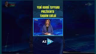 YENİ HƏRBİ TƏYYARƏ PREZİDENTƏ TƏQDİM EDİLDİ