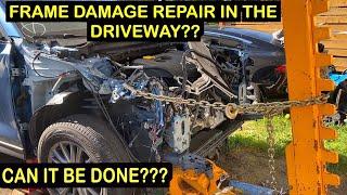 Frame Repair in the Driveway with Great Results? Lets find out 