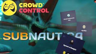 Subnautica Speedrun but YOU mess up my game  Crowd Control #shorts