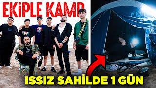 EKİPLE ISSIZ SAHİLDE BİR GECE GEÇİRDİK YILLARDIR BEKLENEN KAMP VİDEOSU