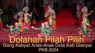 Dolanan PILAH PILIH  Gong Kebyar Anak-Anak Kab Gianyar  PKB 2024