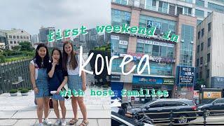 {nsliy korea vlog #2} arriving in seoul and first weekend with host families