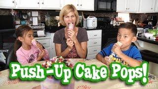 MommyTube Makes PUSH-UP CAKE POPS