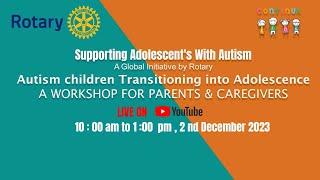 Supporting Adolescents With Autism I Rotary I Workshop