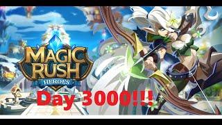 Magic Rush Heroes - Day 3000 My last daily routine in the game... 2023.11.21.