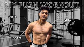 My PUSH Workout Chest Shoulders & Triceps 2022  PushPullLegs series