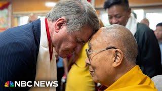 Congressional delegation meets with the Dalai Lama sparking anger in Beijing