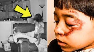 Mom Sees Bruises On Her Sons Face - CHECKS MONITOR AND SEES HIS SISTER DOING THIS