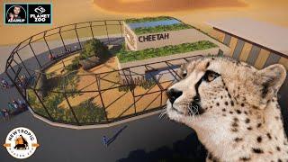 Cheetah Centre In Planet Zoo - Habitat Build  Newtropic Zoo Ep 14