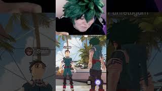 Do you want to see gaming content from us? #tiktokcosplay #bakudeku #cosplay #gamingshorts #mha