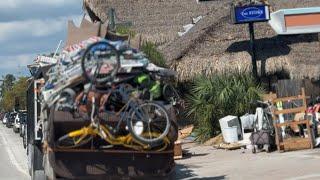 Siesta Key Florida - Hurricane Helene Destruction Aftermath + Beaches Open? Kinda