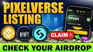 Pixelverse Listing Confirm  Claim Your Pixelverse Airdrop 🪂 Now