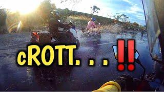 KENA CROT DI MUKA ENAK TANPA BERSALAH‼️  PAPA MAXI Motovlog