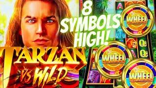 TARZAN WENT 8 SYMBOLS HIGH IS THIS A SIGN?  NEW TARZAN VS. WILD Slot Machine