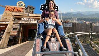 NEW Lost Mine Mountain Coaster & Mini Golf Pigeon Forge Tennessee  Ride POV