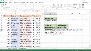 Excel SUMPRODUCT Function - A Guide to a Powerful Excel Function