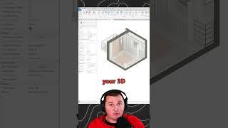 How to change a background colour in Revit 3D View #revit #shorts #tips