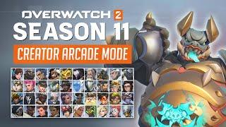 Overwatch 2 - EVERY HERO CHANGE for S11 Creator Arcade Patch