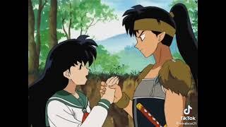 Jealous moments-_- koga and Inuyasha fighting over kagome Inuyasha