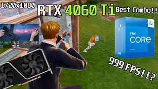  RTX 4060 Ti + i5 13400F  1720x1080 · LOW Meshes · FORTNITE Competitive Settings