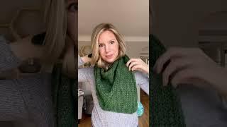 How I wear the Sitka Shawl 