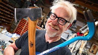 Adam Savage Finally Has a Respectable Axe