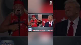 Hulk Hogan rips shirt at podium on final night of RNC