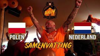 Polen - Nederland  LIVE Bij Andy Thuis op de Bank Samenvatting