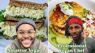 What An Amateur Vegan Vegan Home Cook & Professional Vegan Chef Eat In A Day